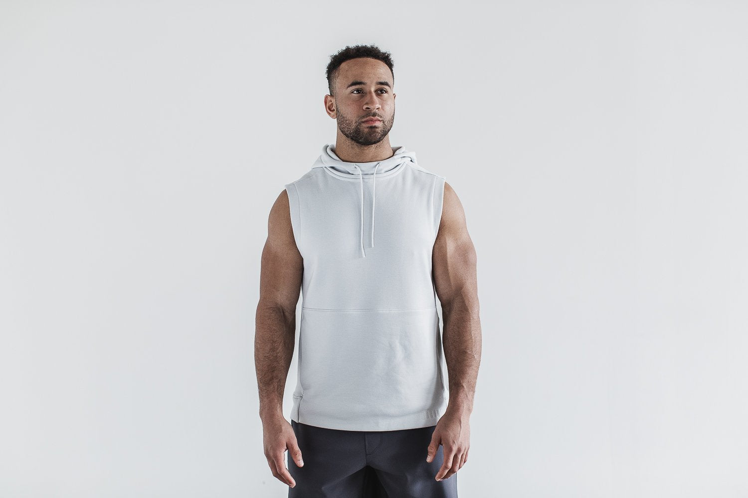 MEN'S MICROPLUSH SLEEVELESS HOODIE – nobullproject1.com